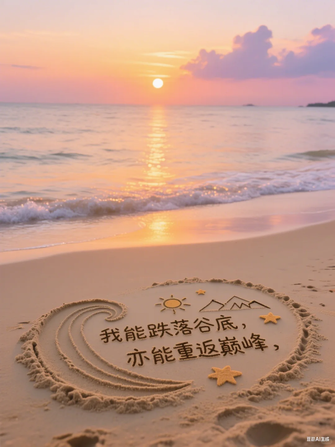 我能跌落谷底，亦能重返巅峰🌤️
