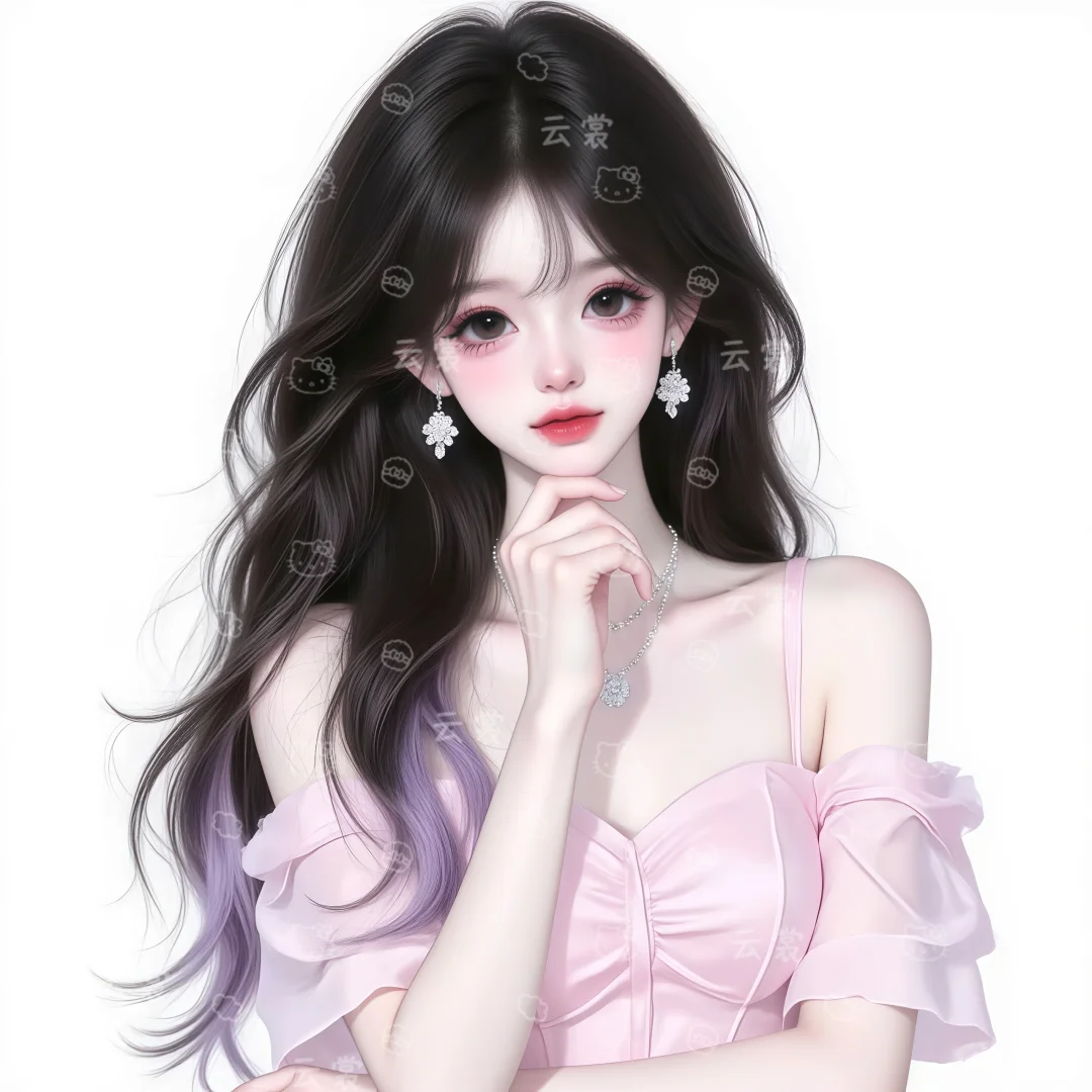 分享甜妹✨️、今日是粉色系哒～