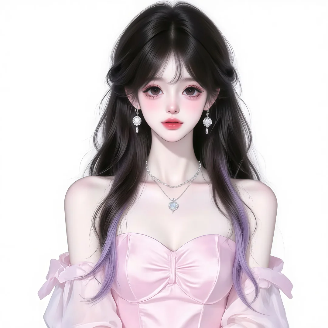 分享甜妹✨️、今日是粉色系哒～