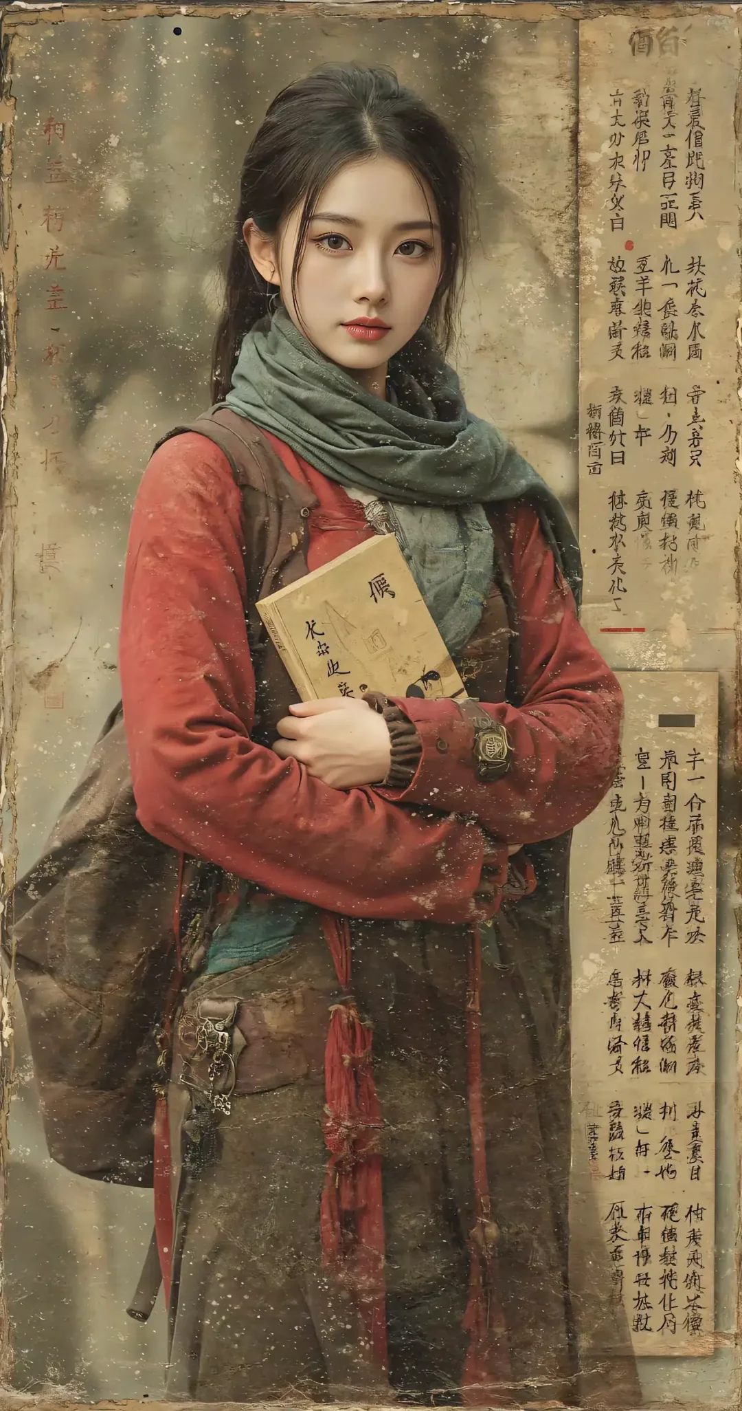 是谁的古风女孩，美到窒息！