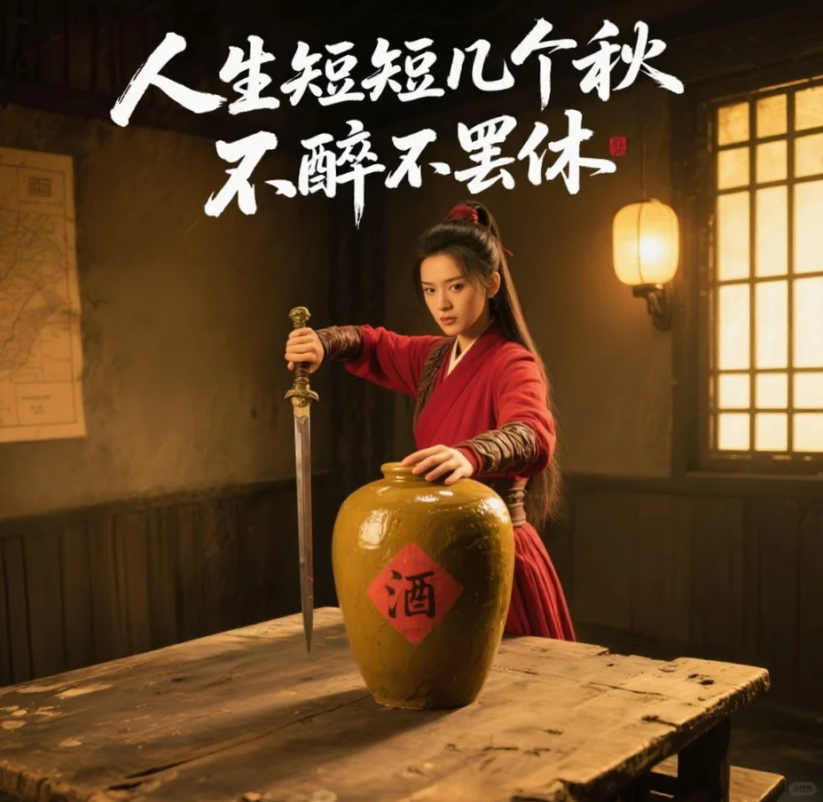 你喜欢吗？换了红衣服，还有女儿红……