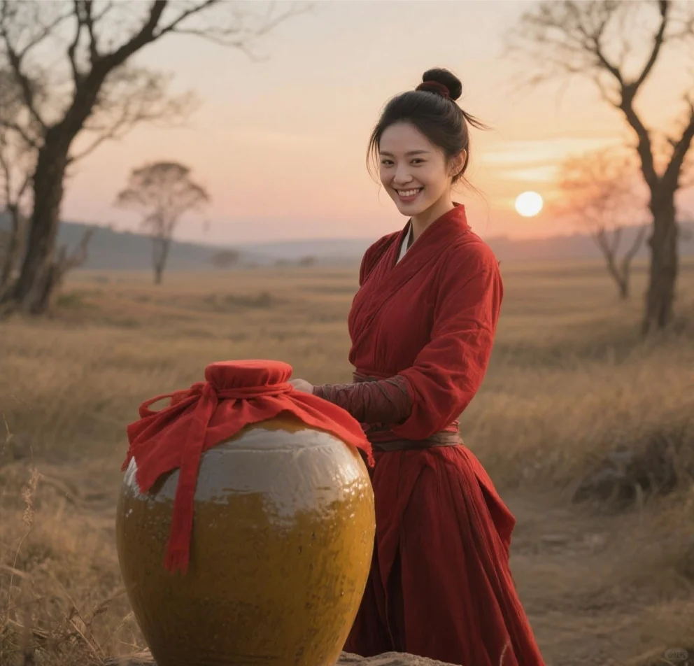 你喜欢吗？换了红衣服，还有女儿红……