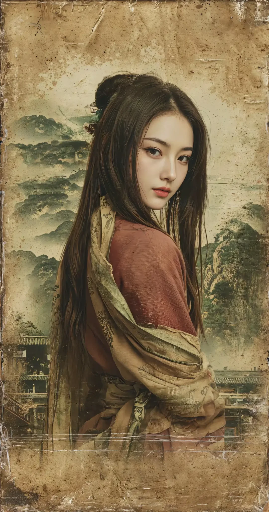 是谁的古风女孩，美到窒息！