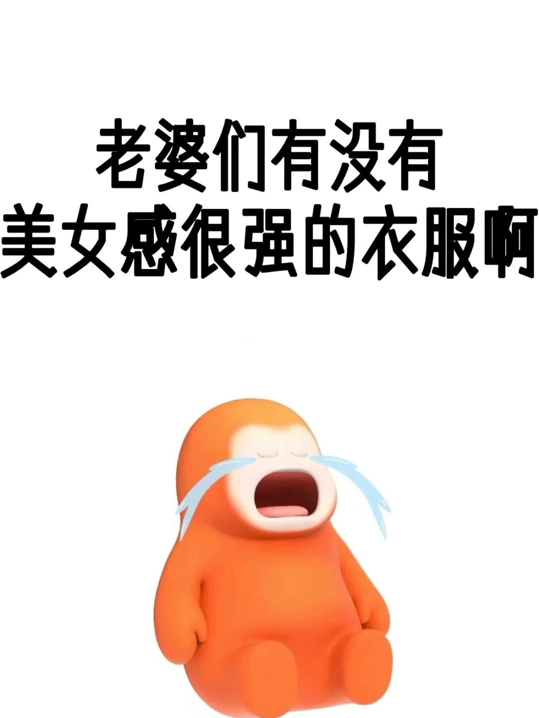 我只想要美女感很强的衣服啊！十万火急