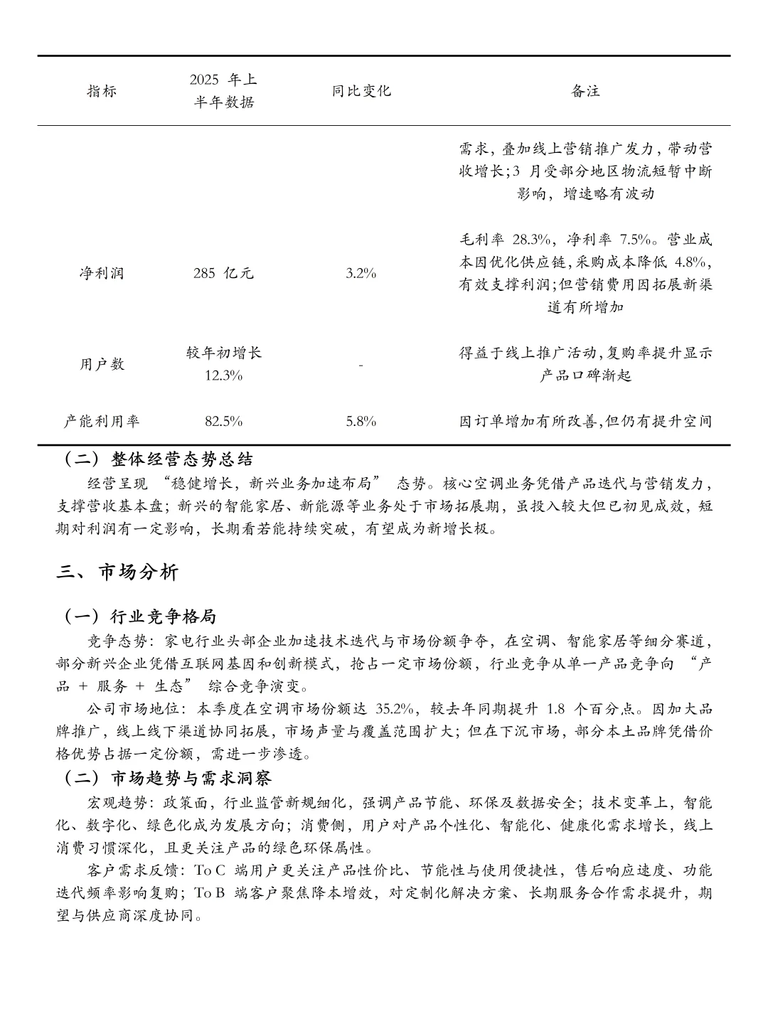经营分析报告，不是做同环比的数据流水账!