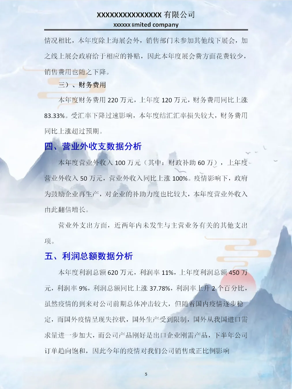 头一次看到这么漂亮的财.务数据分析报告！