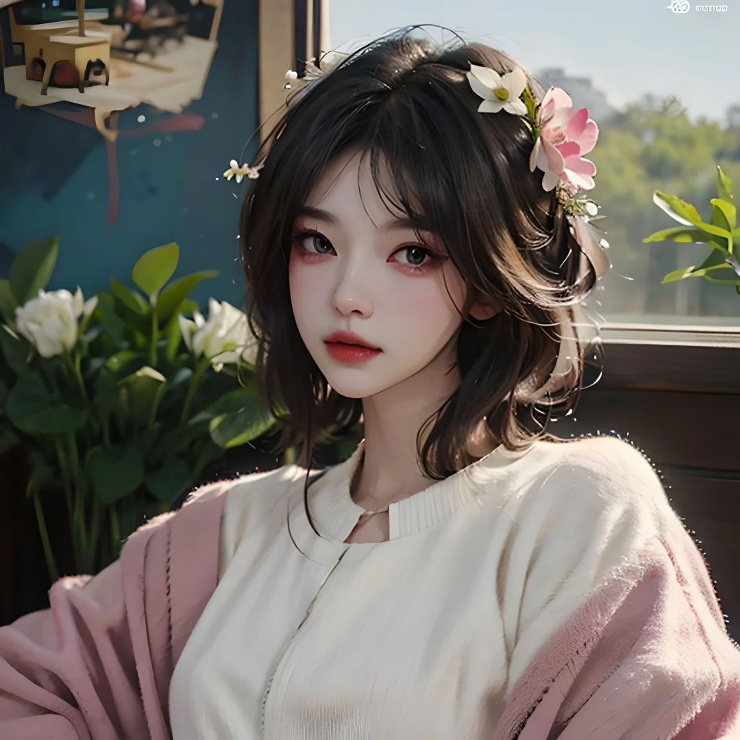 青春年华，灿若朝霞。蕾绽果结，如花似画。