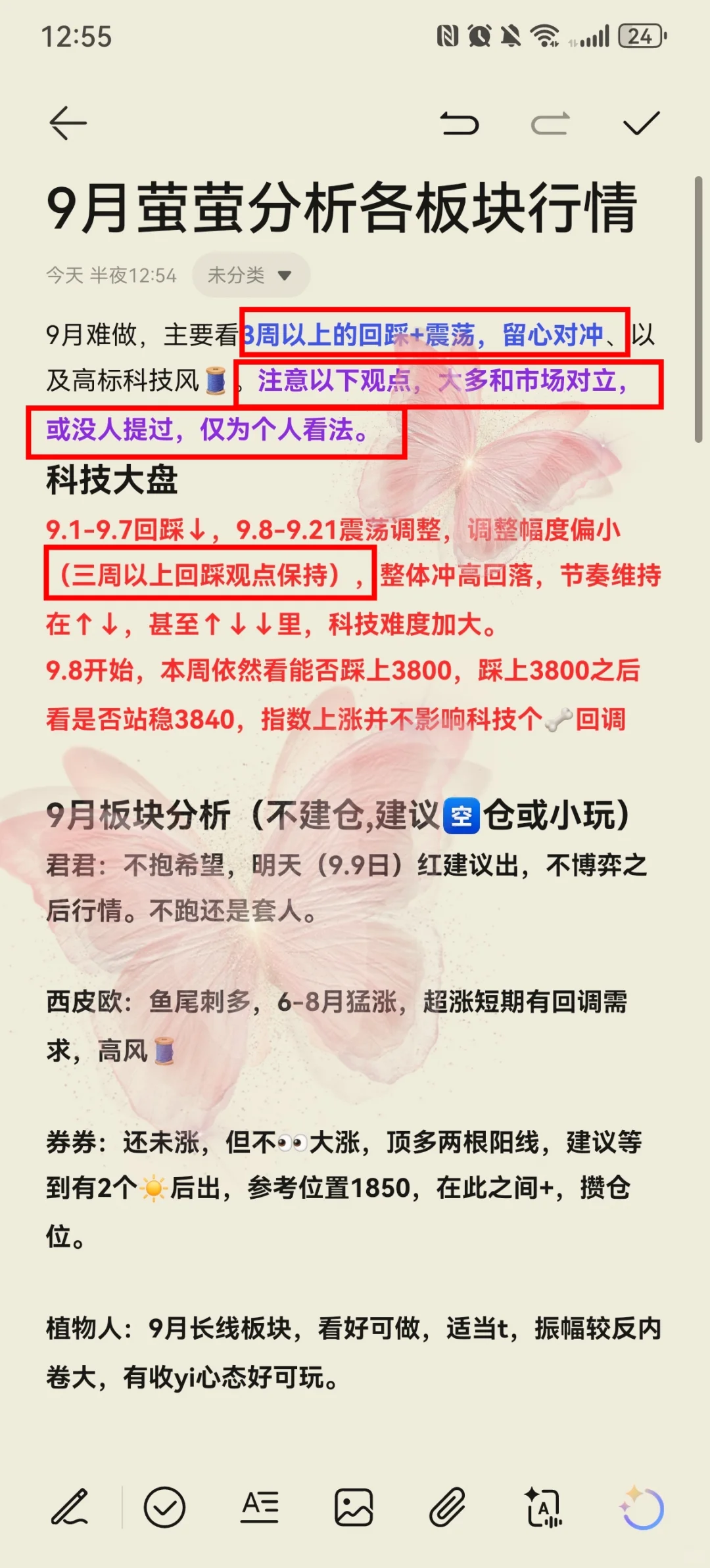 9月行情分析