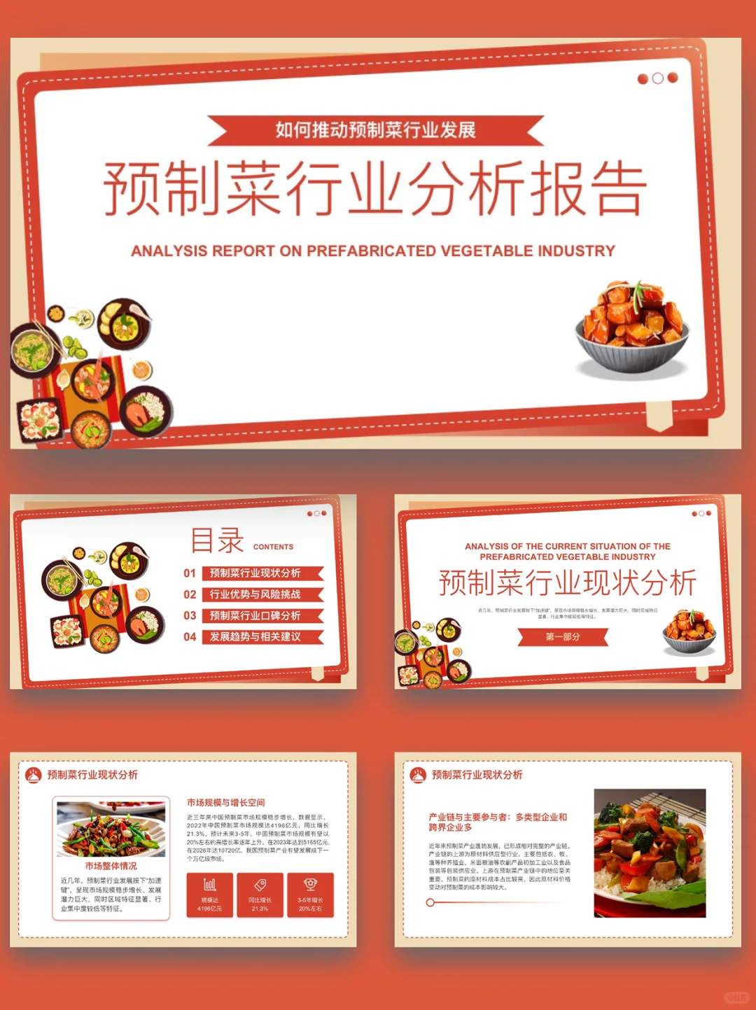 【181】预制菜行业分析报告PPT