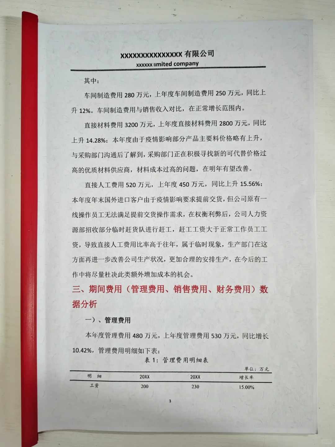 第一次见到这么好看的年度财务分析报告～