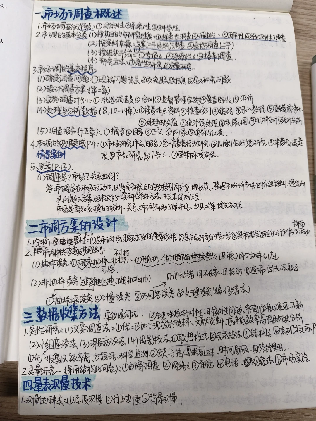 市场调查与预测笔记