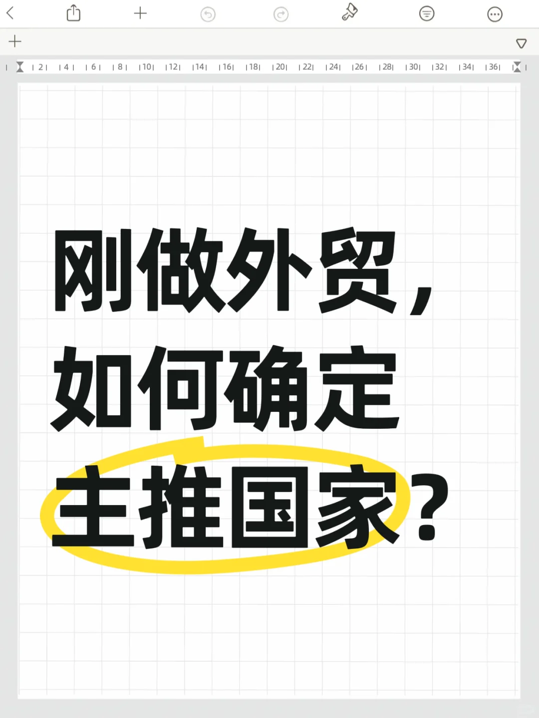 外贸大佬都怎么找到目标市场的？