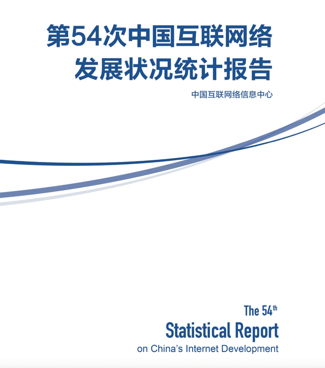 第54次《中国互联网络发展状况统计报告》