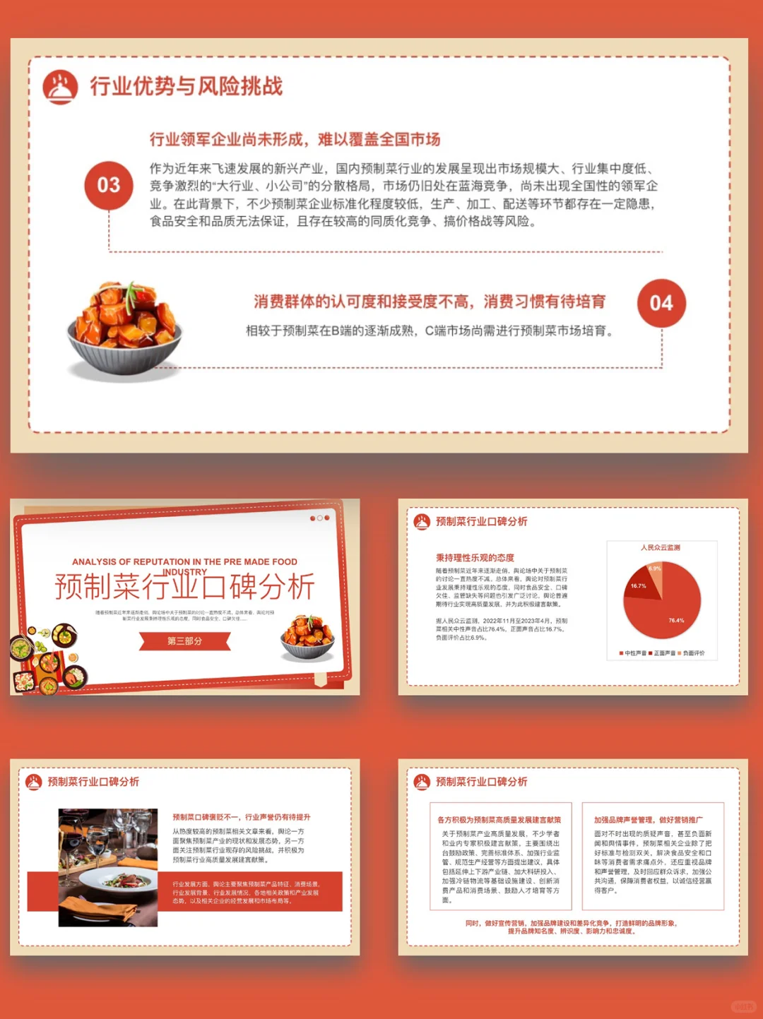 【181】预制菜行业分析报告PPT