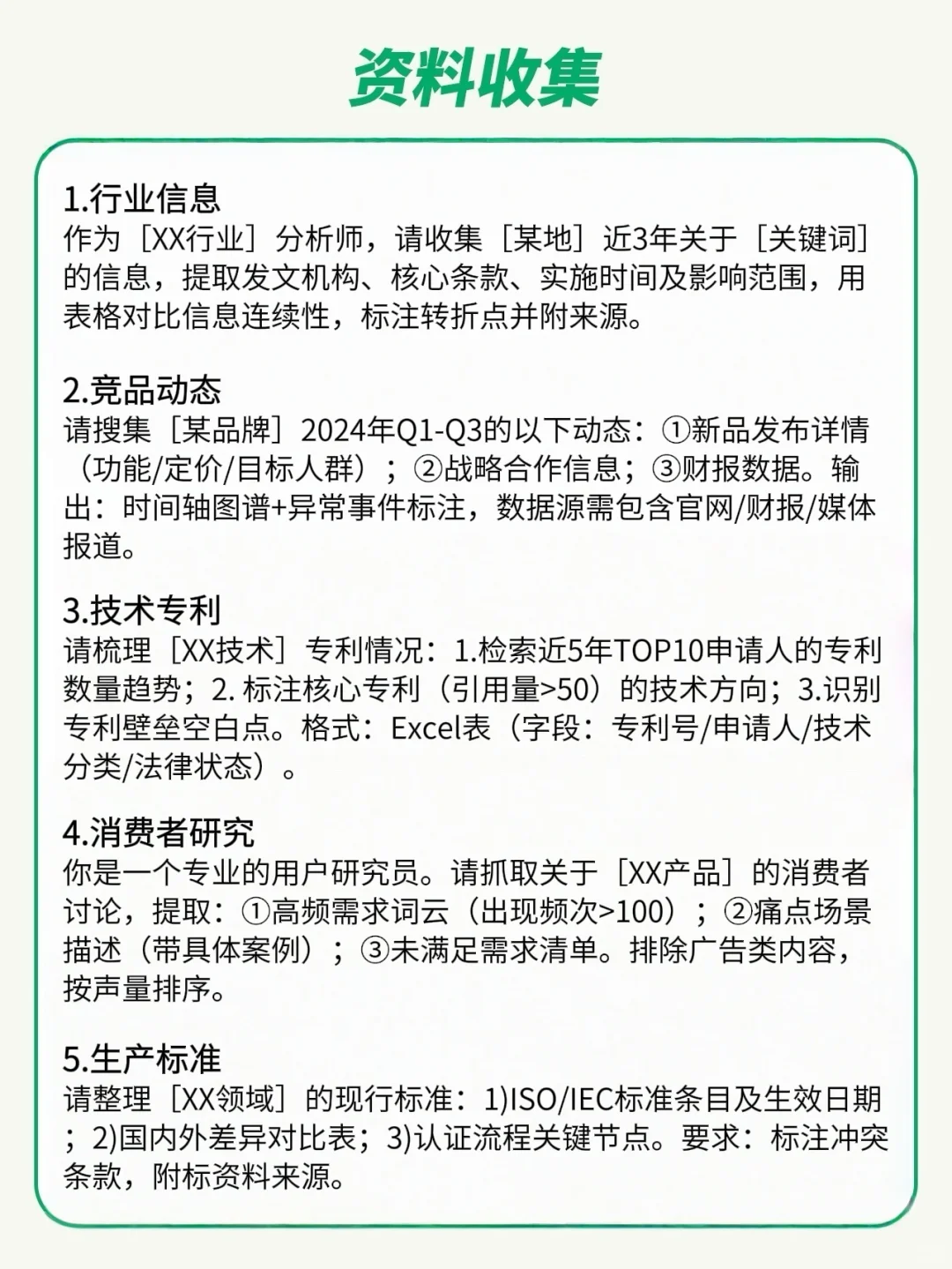 如何用AI快速写报告？15个指令合集