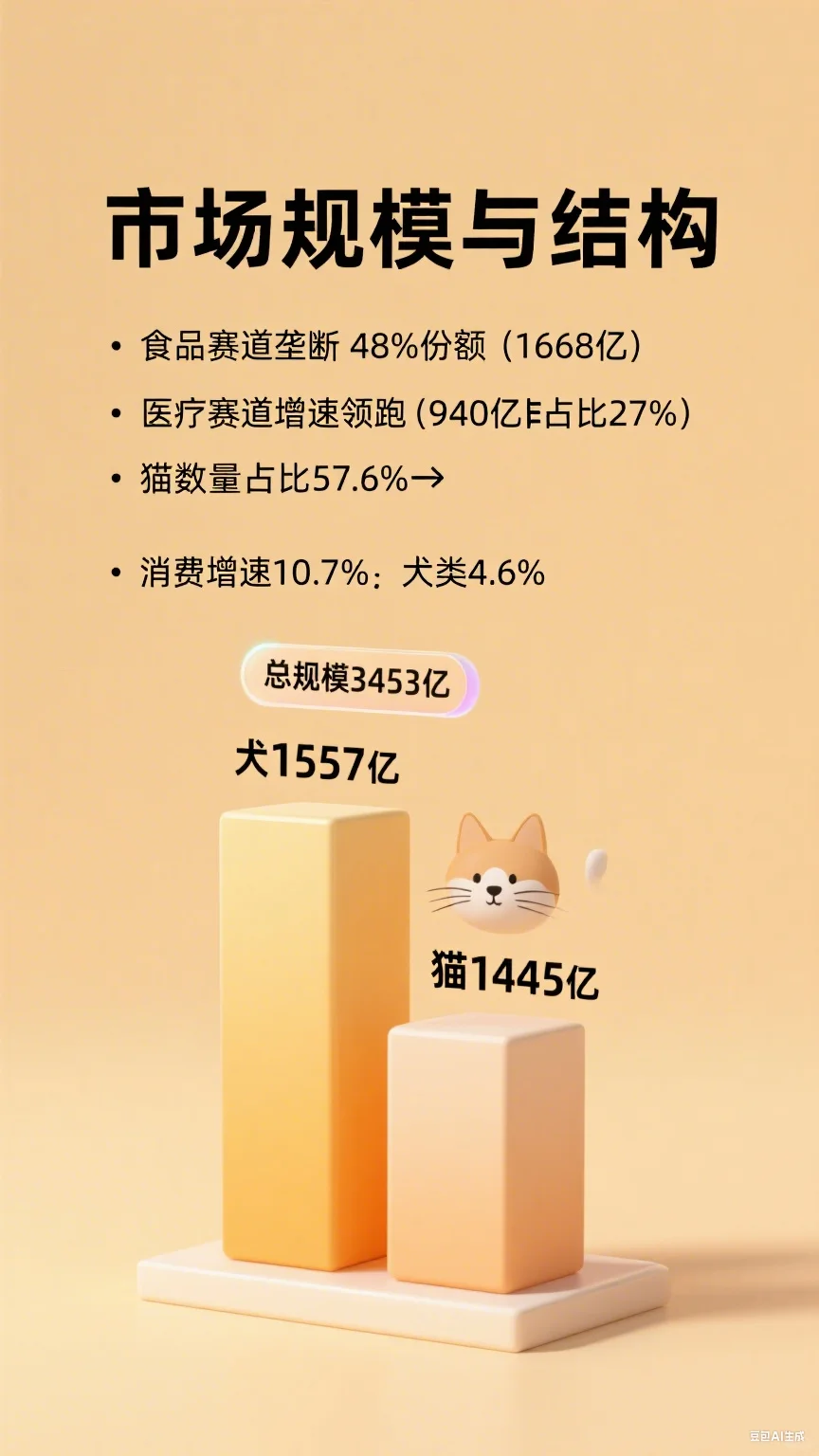 宠物行业3000亿市场深度解析