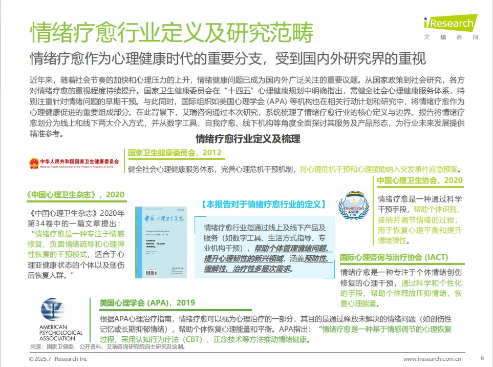 2025年中国情绪疗愈行业研究报告