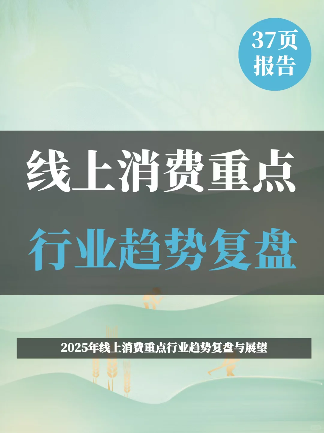 2025年线上消费重点行业趋势复盘与展望