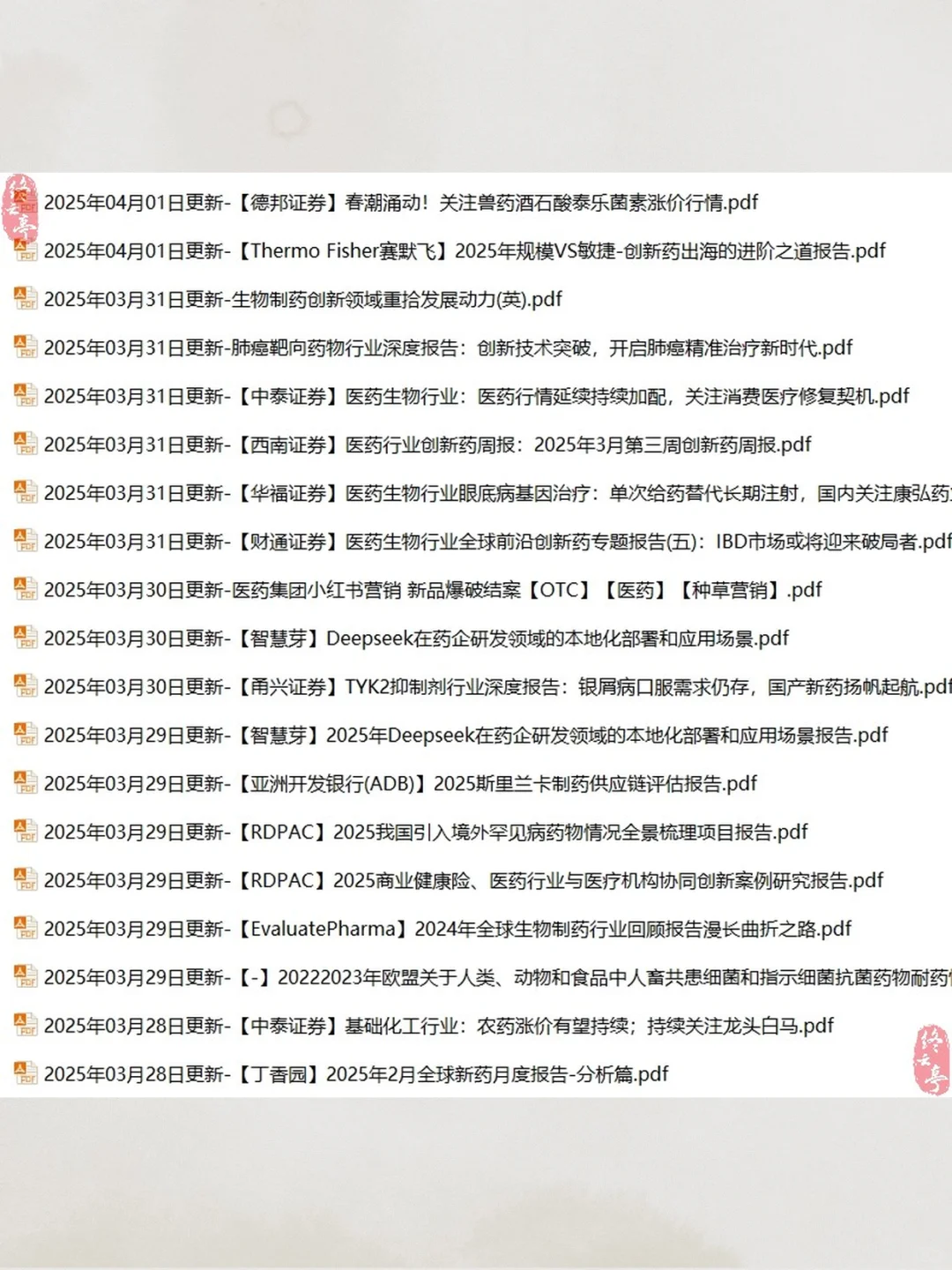 2025制药装备行业研究报告白皮书专题分