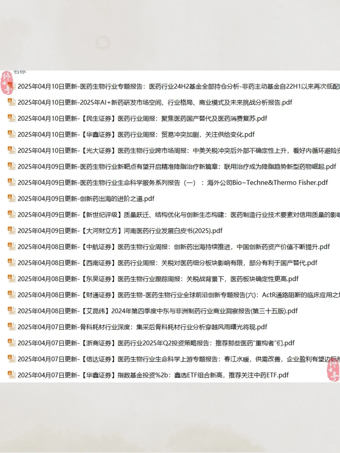 2025制药装备行业研究报告白皮书专题分