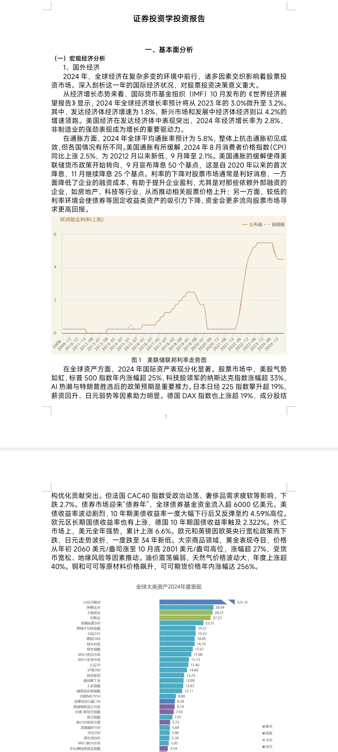 证券投资期末作业