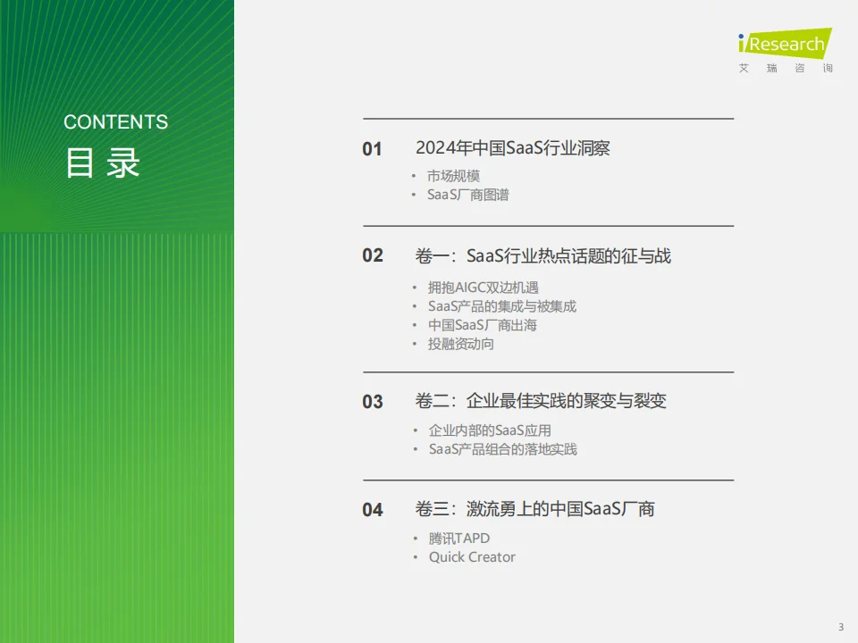 中国企业级SaaS行业研究报告