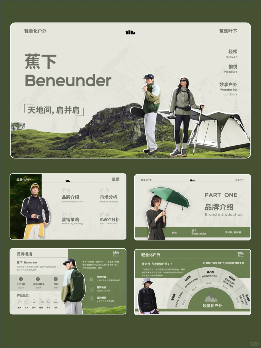 蕉下品牌分析PPT