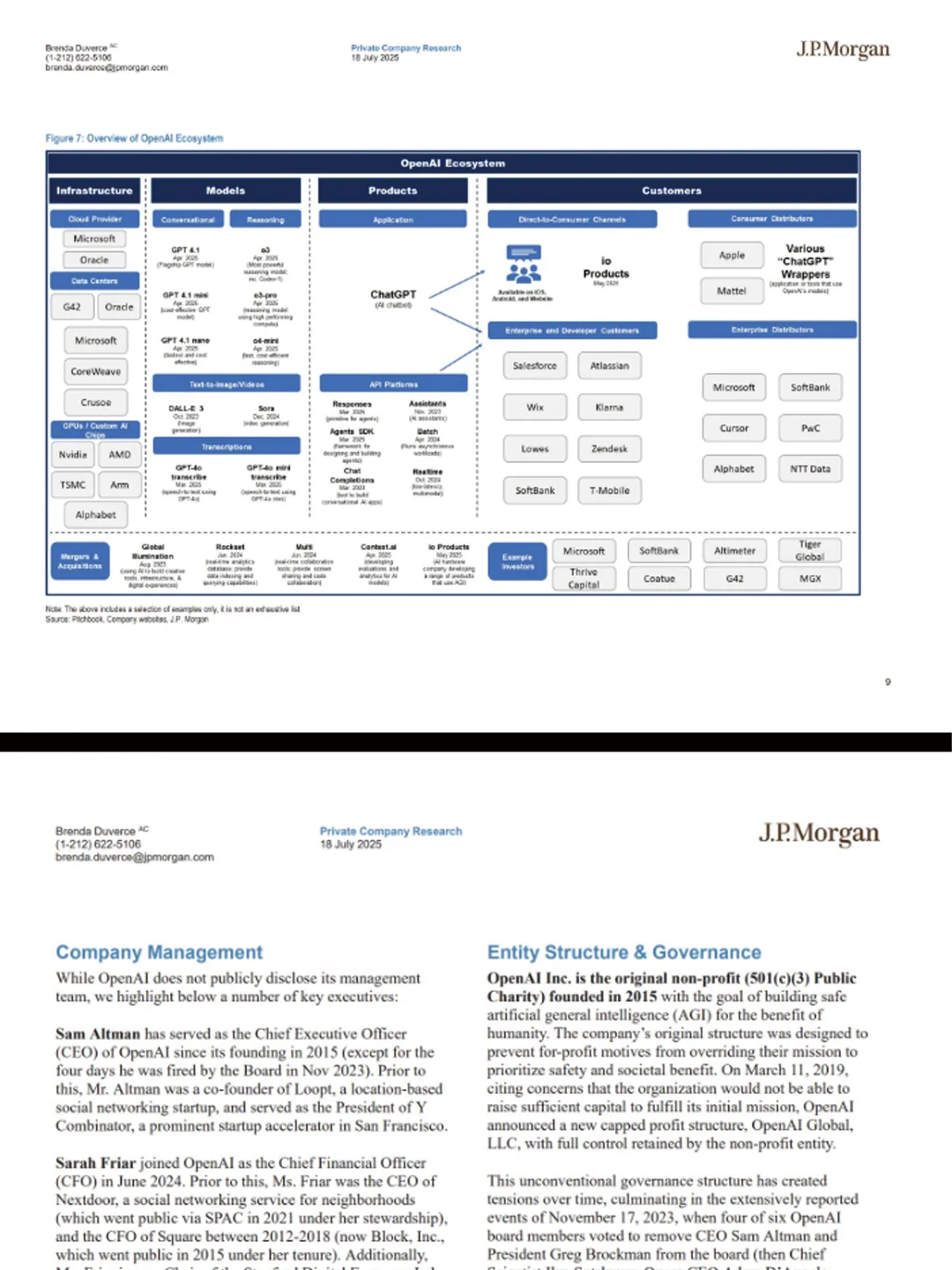 JPMorgan新发的OpenAI研报还是太全面了...