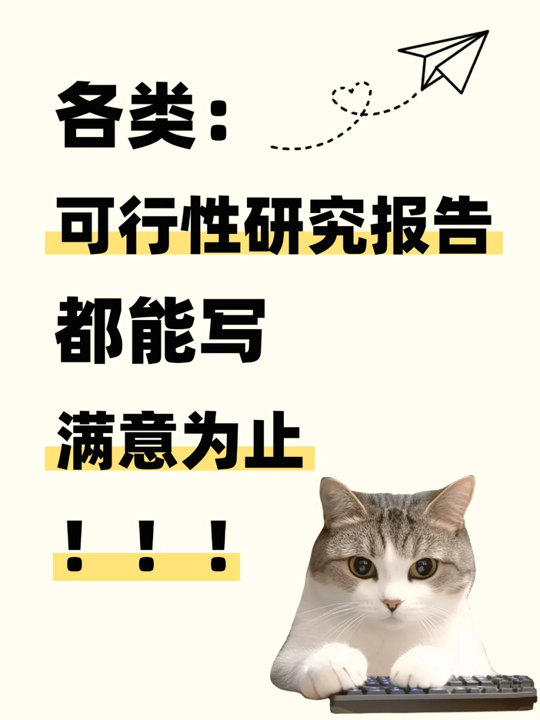 可行性研究报告代做，满意为止！