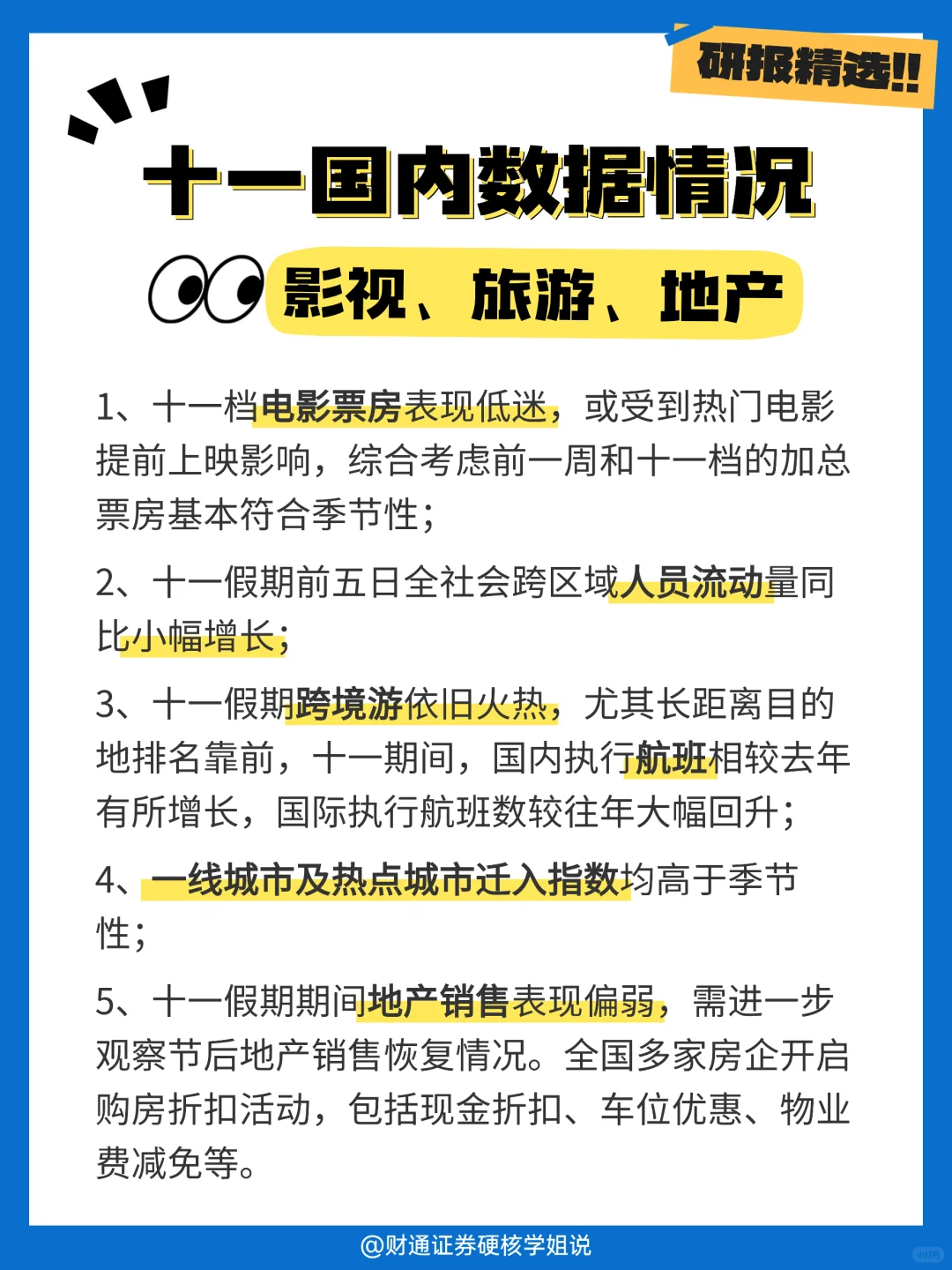研报精选📊十一期间海内外发生了什么？