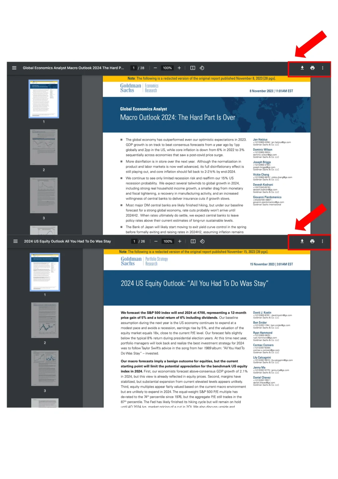 7⃣️篇高盛2024全球经济研报📄高盛财经播客