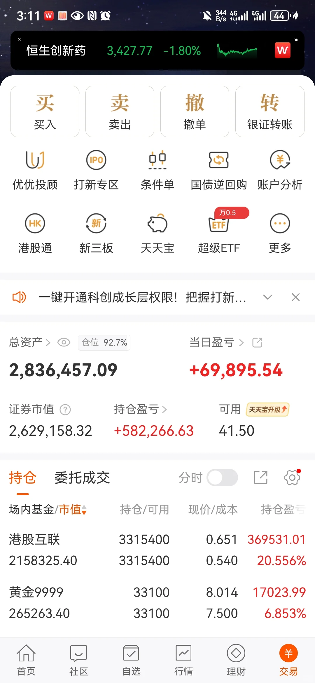 9月过大半，挣了30w，年收益200w
