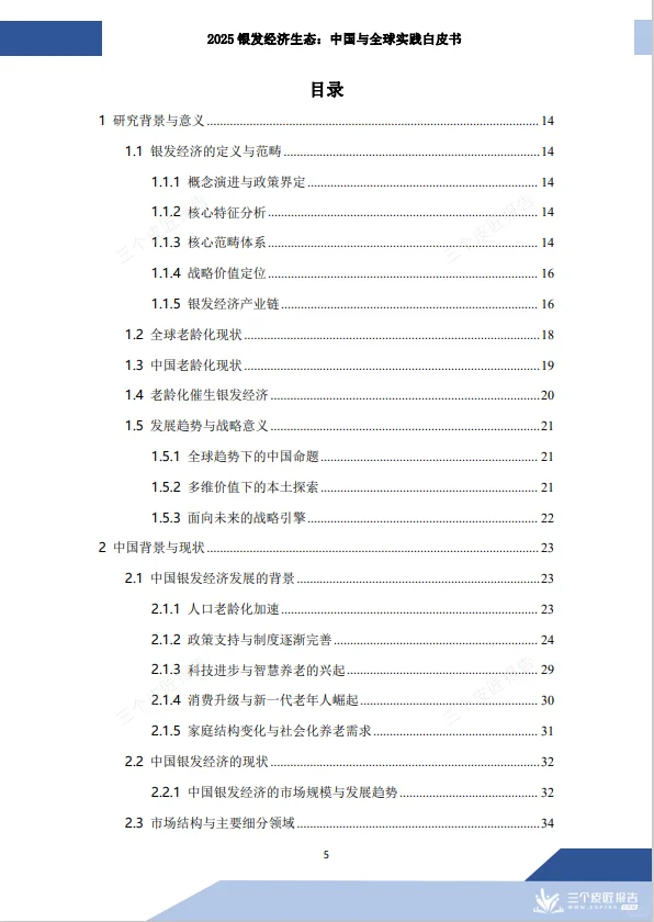 重磅报告！2025银发经济全景：中国vs全球实践