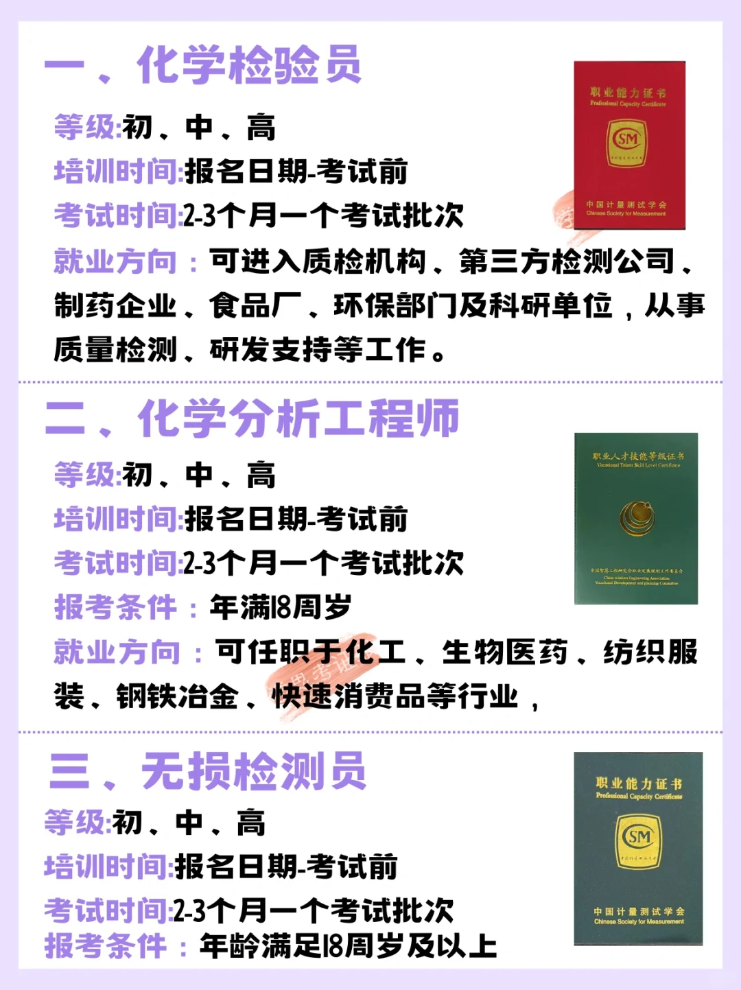 化学化工行业“钱”景广，这9个证书必拿下