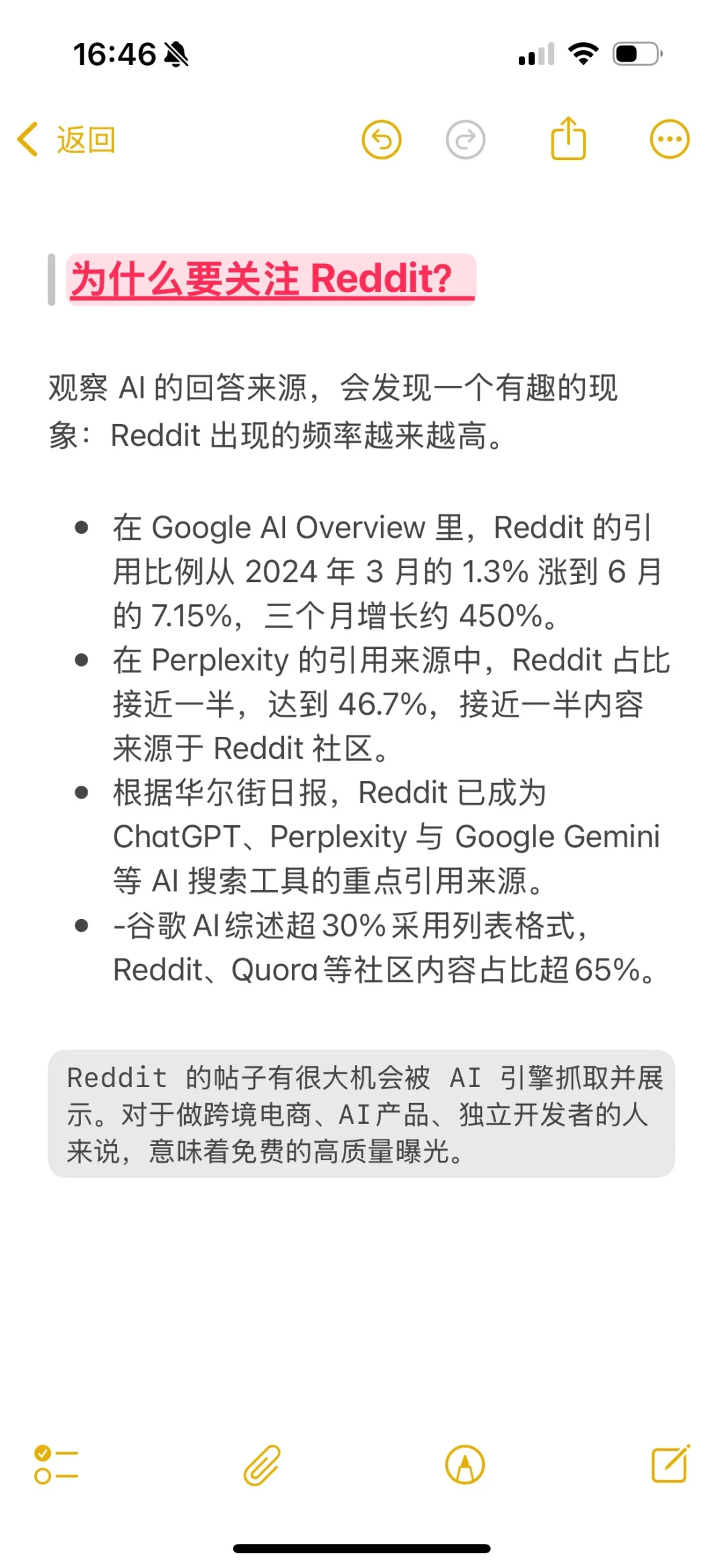跨境和AI产品必看：用Reddit拿下AI搜索流量