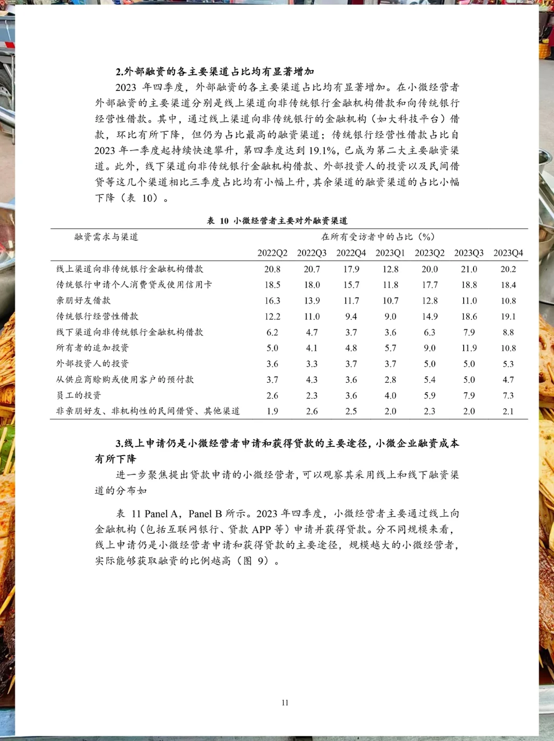 餐饮资料分享｜2023年Q4小微经营者调查报告