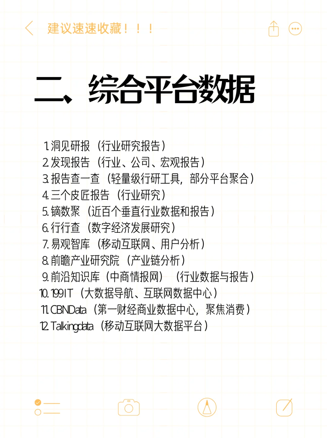 74个调研网站大汇总🔍，轻松找数据挖趋势