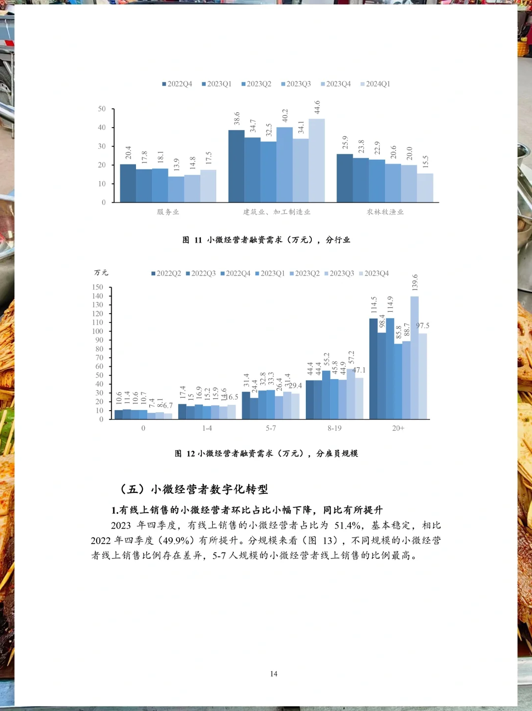餐饮资料分享｜2023年Q4小微经营者调查报告