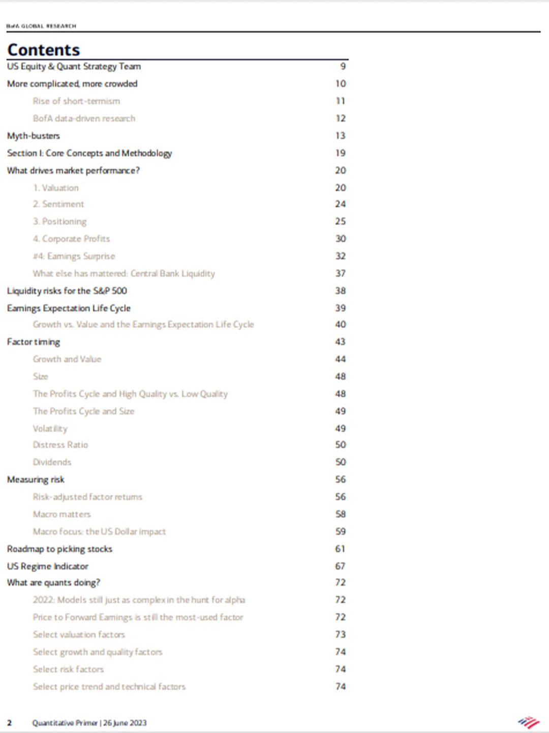 量化留子萌新被美银研报硬控到通宵