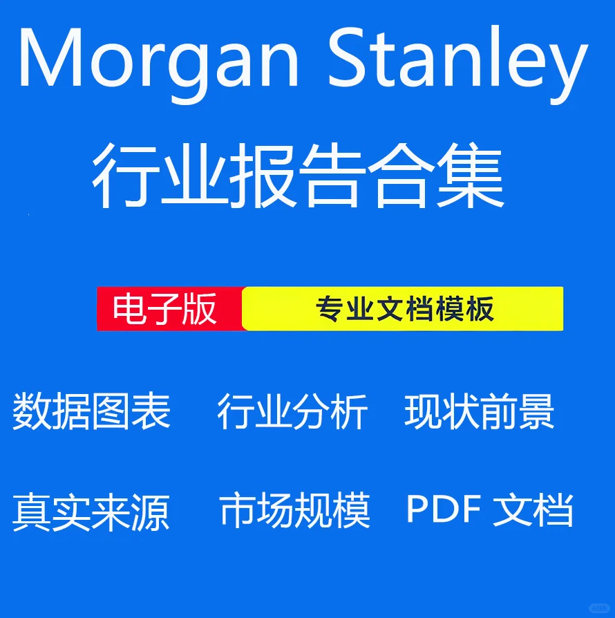 2025大摩研报 Morgan Stanley 投行报告合集