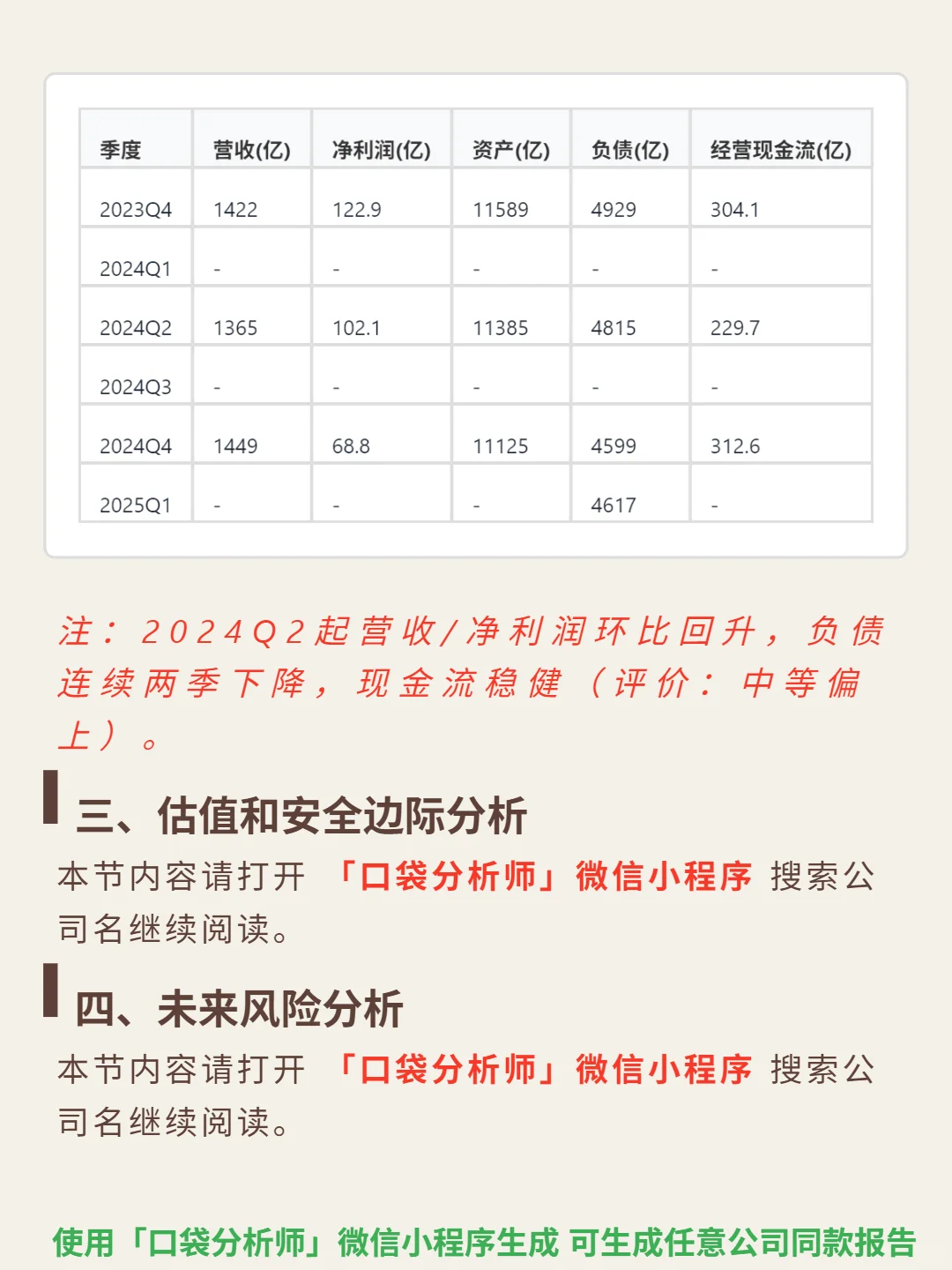 长和 4000 字深度研报