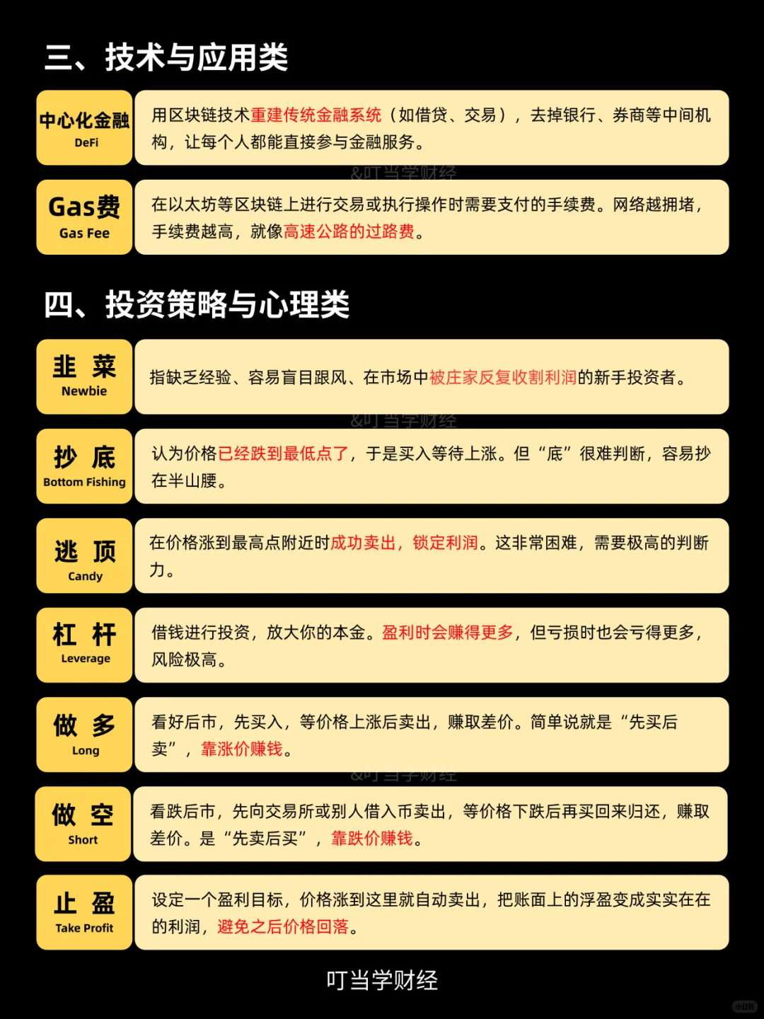 秒懂币圈名词解释