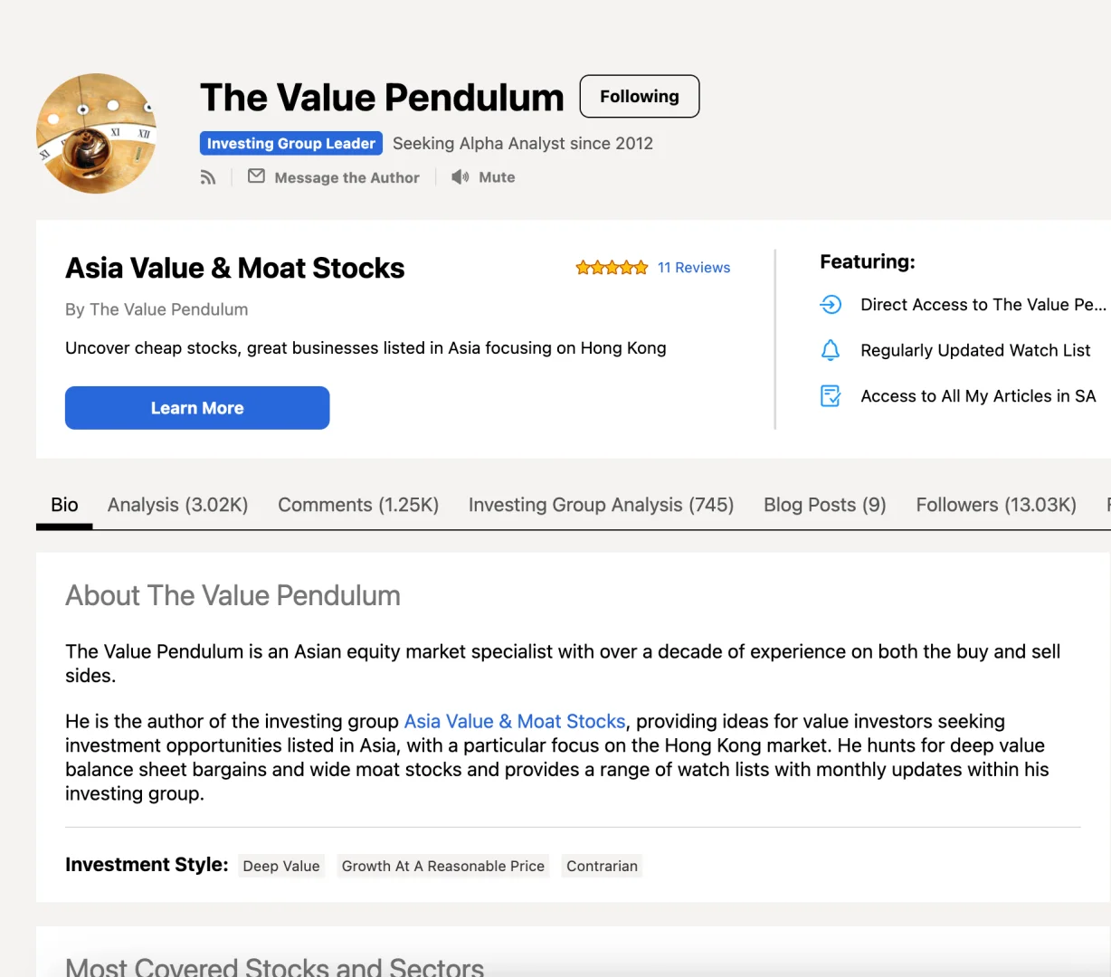 SeekingAlpha优质分析师-第二季