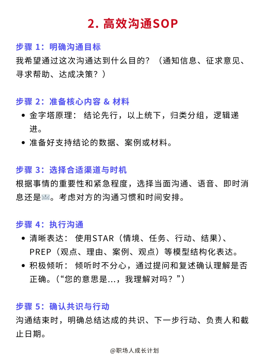 工作能力很强的人都会建立sop❗❗