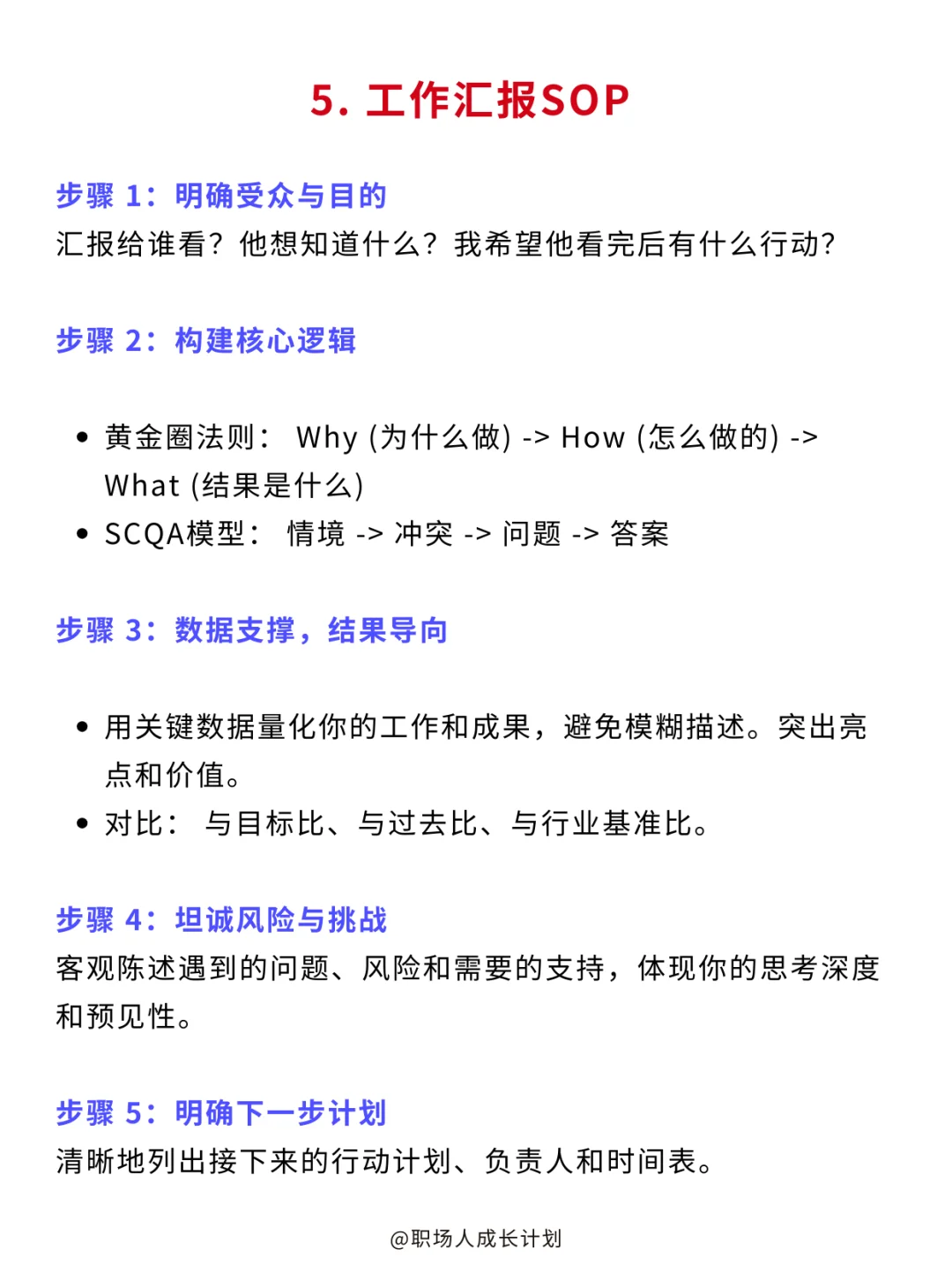 工作能力很强的人都会建立sop❗❗