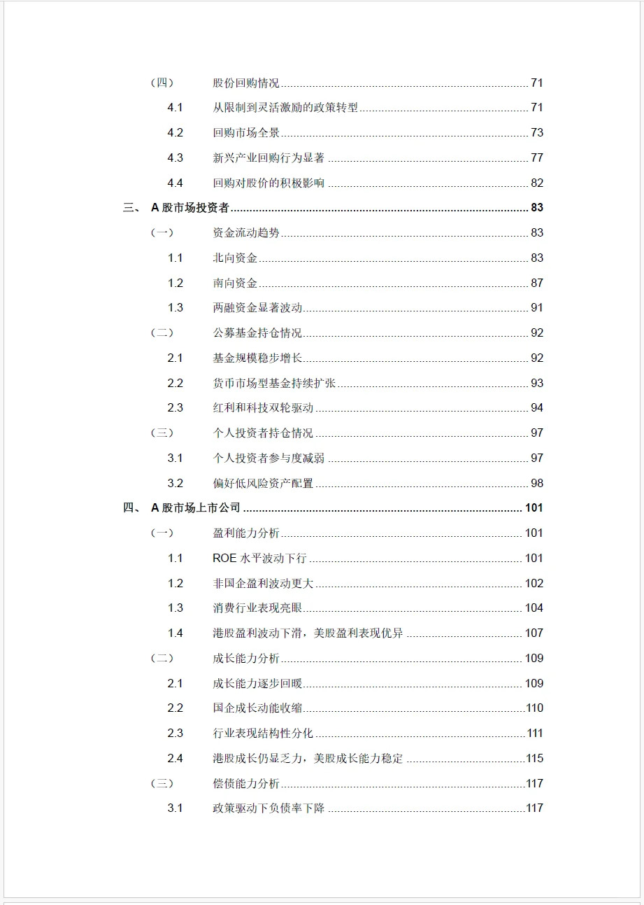2025年中国A股市场研究报告