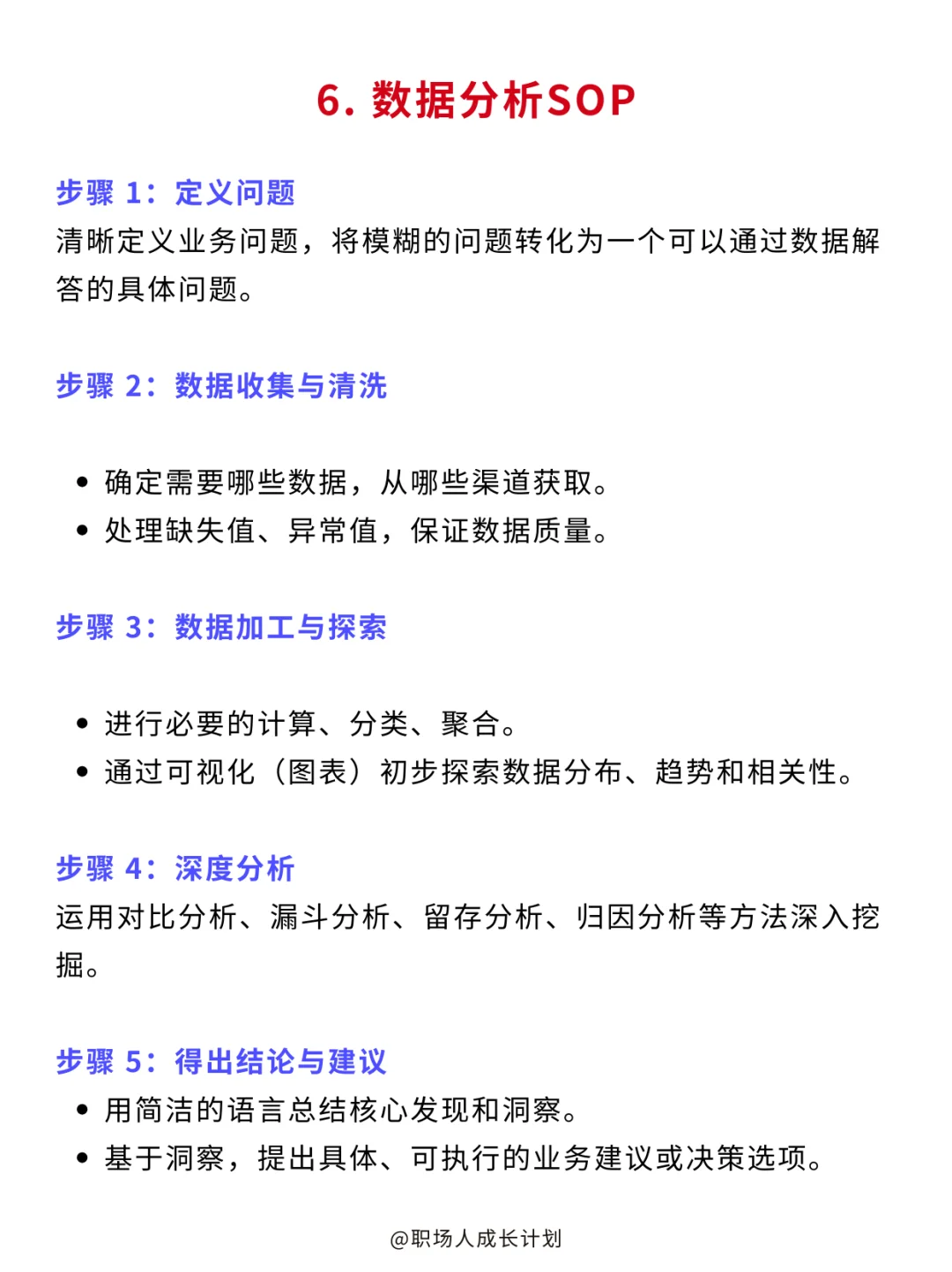 工作能力很强的人都会建立sop❗❗