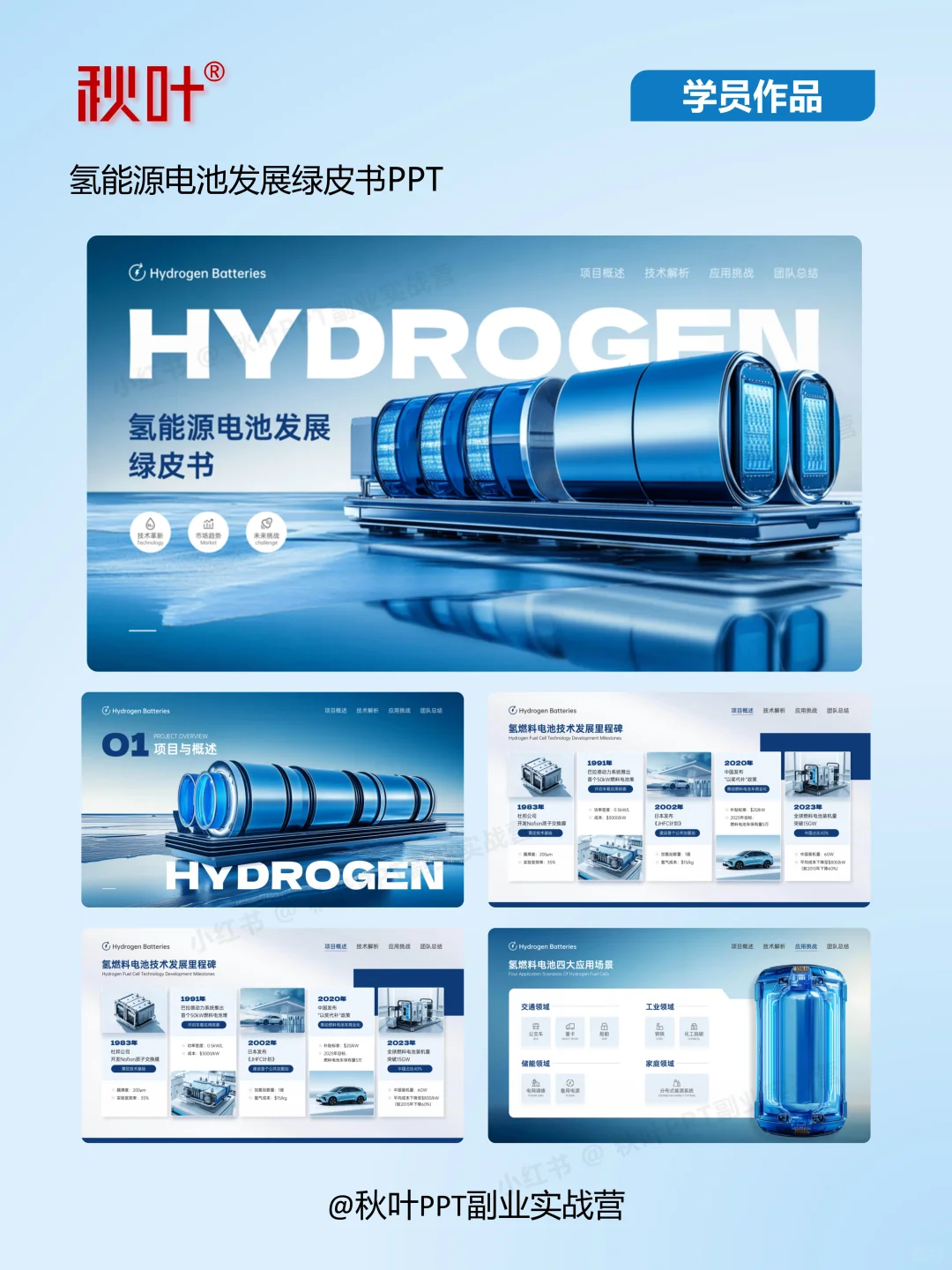 秋叶家学员做的企业ppt看起来太绝了