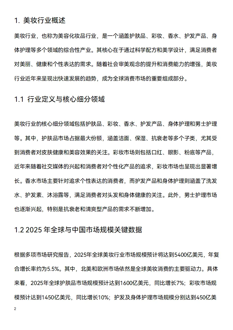 📑今日研究报告：美妆行业2025（上）