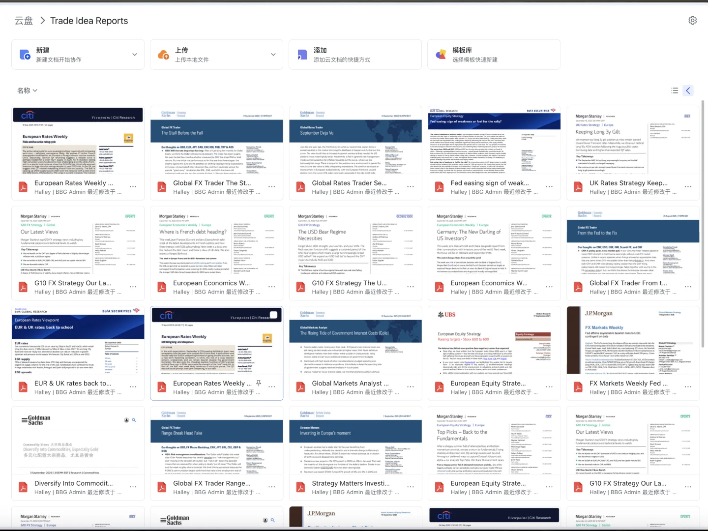 （研报篇）外资机构都有哪些trade ideas